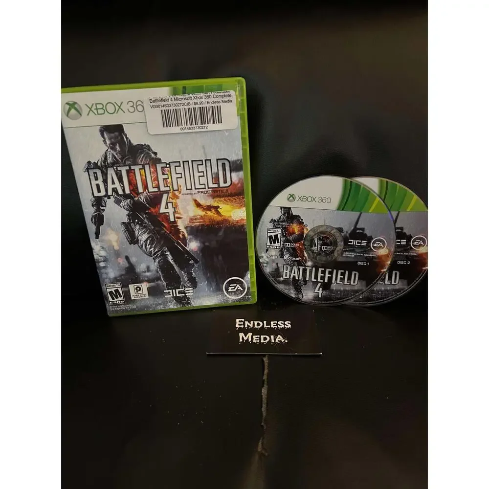 Battlefield 4 Microsoft Xbox 360 Item and Box Video Game
